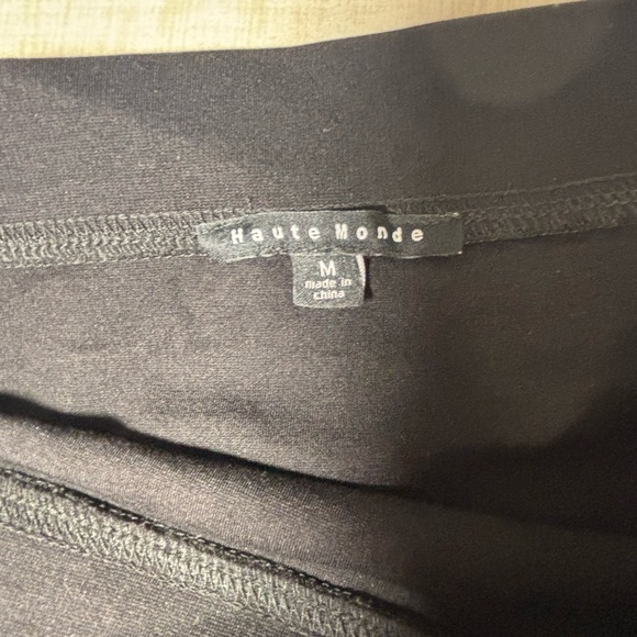 HAUTE MONDE ELASTIC WAIST KNIT SKIRT M - Picture 4 of 6